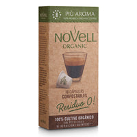 NOVELL -Nespresso - ORGANIC. PIÙ AROMA  -10 pc