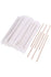 Individual BAMBOO stirrer with paper pack  10 cm -  250 pc