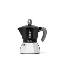 BIALETTI - Caffettiera Moka - Moka Induction 6 tazze Black 300ml