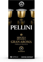 PELLINI GRAN AROMA - Aluminum Capsules 10pc