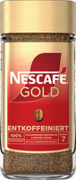 NESCAFE 95G GOLD DECAF (6) - INSTANT ხსნადი (უნალექო) ყავა კოფეინის გარეშე