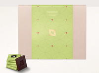 Chocolate squares with pistachio pieces (40 pieces)