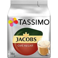TASSIMO JACOBS CAFE AU LAIT - 16 CAPS