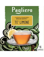 PAGLIERO - Dolce Gusto - Solubile - Tè Limone - Conf 16