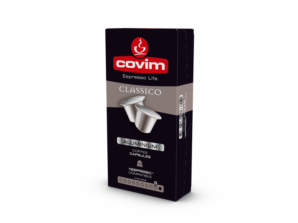 COVIM - Nespresso - Caffè - Classico Alluminio - Conf. 10
