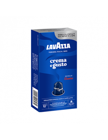 KGC Shop Caffè Lavazza 80 capsule alluminio compatibili Nespresso CREMA E  GUSTO CLASSICO