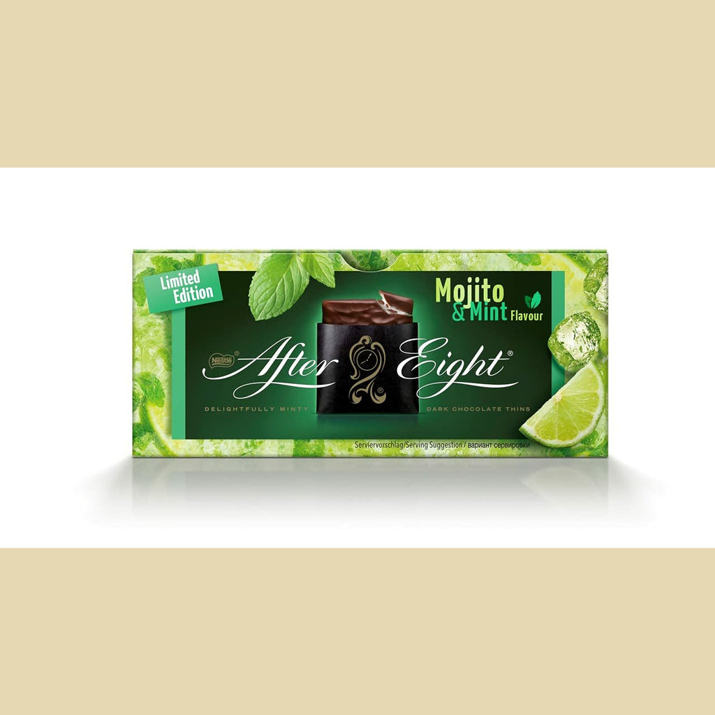 After Eight Eight Dark Mint and Mojito Flavoured Chocolate Carton 200g