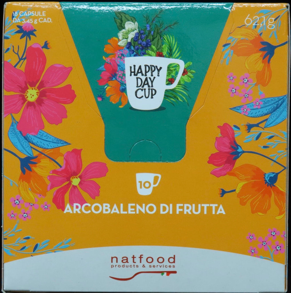 NATFOOD - K Cup - Solubile - Tisana Arcobaleno Di Frutta - Conf. 18