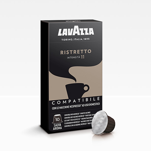 80 aluminum capsules CREMA E GUSTO CLASSICO Lavazza compatible Nespresso 
