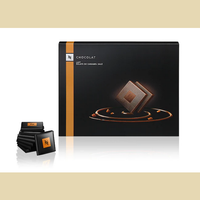 Milk Chocolate squares with salted caramel pieces (40 pieces)