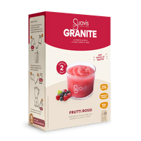 SUAVIS - LE GRANITE MONO FRUTTI ROSSI 160 g (5 X 32 g) / Granita with Red Fruits