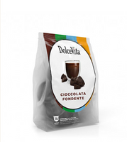 ITALFOODS - Dolce Gusto - Solubile - Cioccolato Fondente - Conf. 16