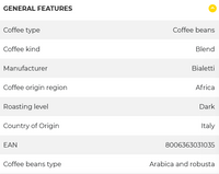 BIALETTI - Grani - Caffè - Napoli Bar 1 kg