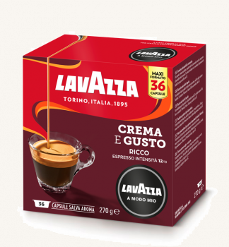 LAVAZZA - A Modo Mio - Caffè - Crema e Gusto Ricco - Conf. 36