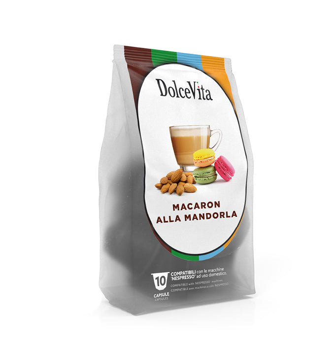 ITALFOODS - Nespresso - Solubile - Macaron Mandorla - Conf. 10