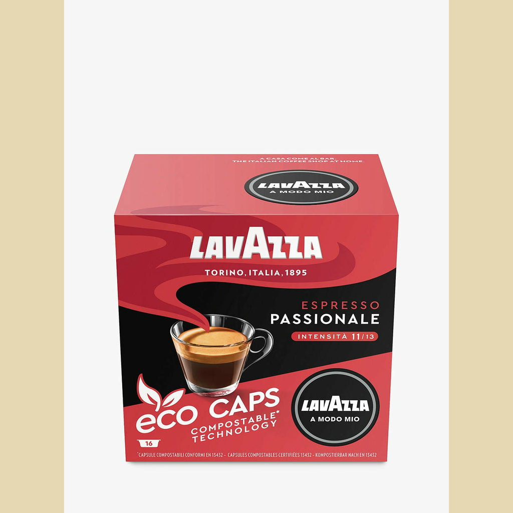 Lavazza Passionale A Modo Mio Espresso Eco Capsules, Pack of 16 – Coffee  Mall