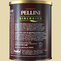Pellini Bio Arabica 100% ქილაში  - 250 გრ