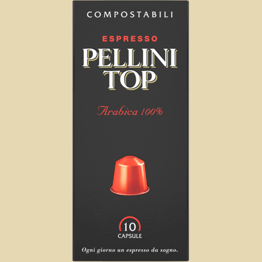 Espresso Pellini Top Arabica 100% -   Nespresso®* თავსებადი კაფსულები