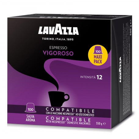 LAVAZZA - Nespresso - Caffè - Vigoroso - Conf. 100 – Coffee Mall