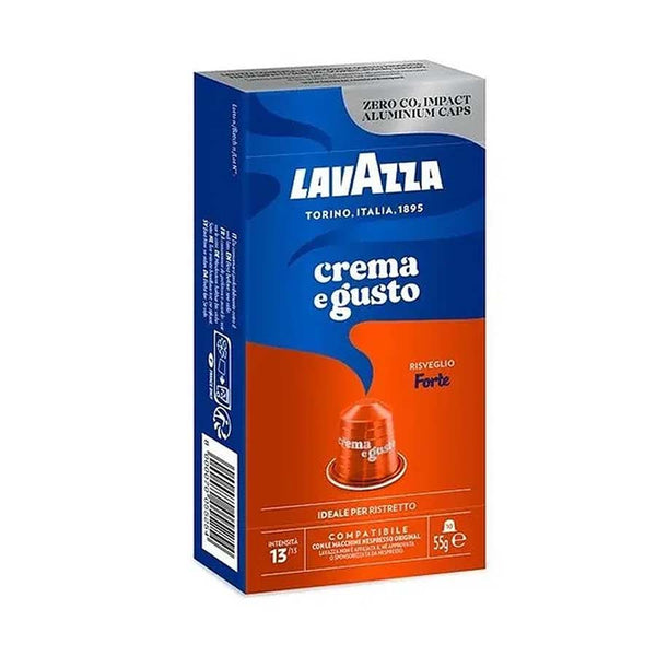 80 Aluminum Capsules Lavazza Crema and Gusto Classico Nespresso Compatible