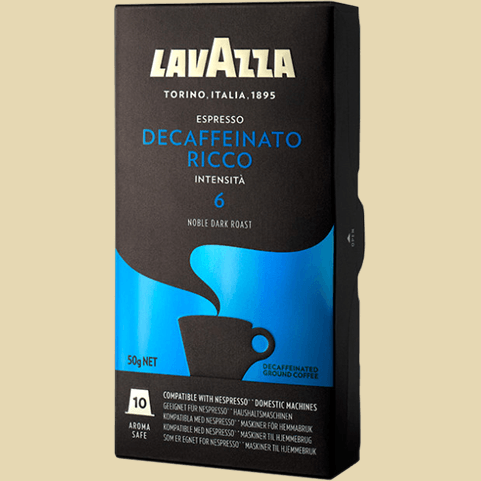 RICCO Decaffeinato Intensity: 6 37 mm NESPRESSO Compatible LAVAZZA 