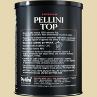 Pellini Top Arabica 100%  -in tin -250g