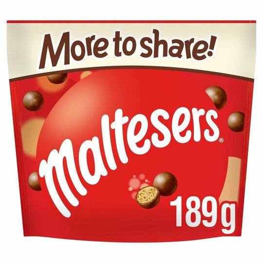 Maltesers Chocolate Large Pouch 189G
